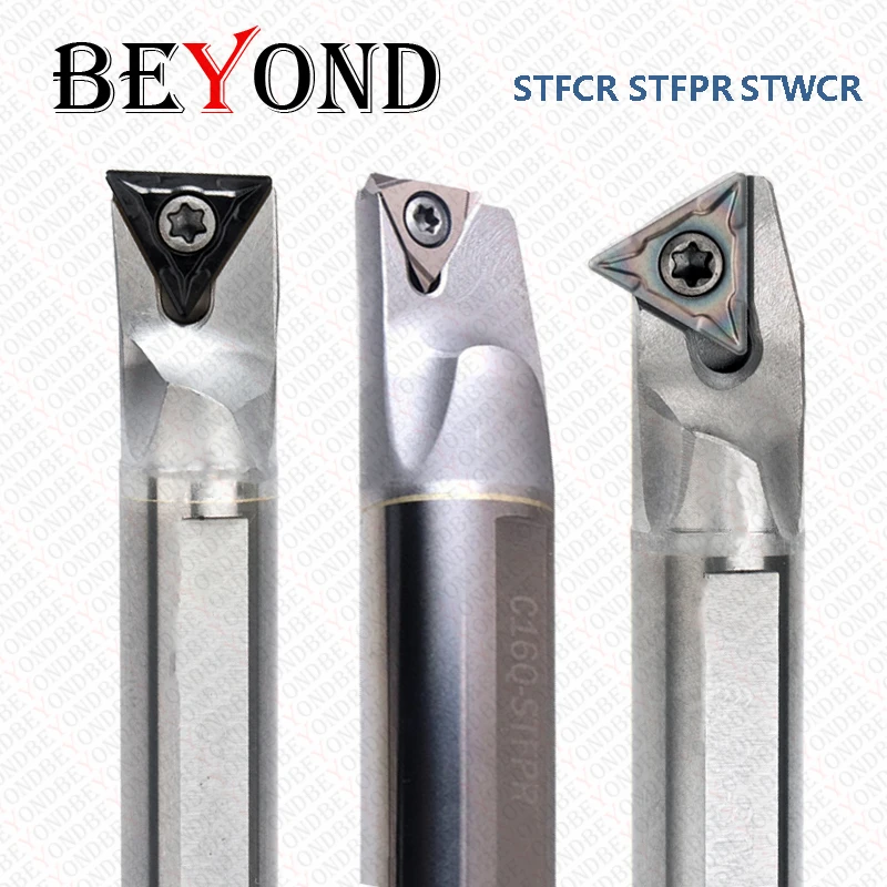 BEYOND STFCR STFPR STWCR Silver Internal Anti-Vibration Holder CNC Cutter Shank C08K-STFCR09 Tungsten Steel Turning Lathe Tools
BEYOND STFCR STFPR STWCR Silver Internal Anti-Vibration Holder CNC Cutter Shank C08K-STFCR09 Tungsten Steel Turning Lathe Tools