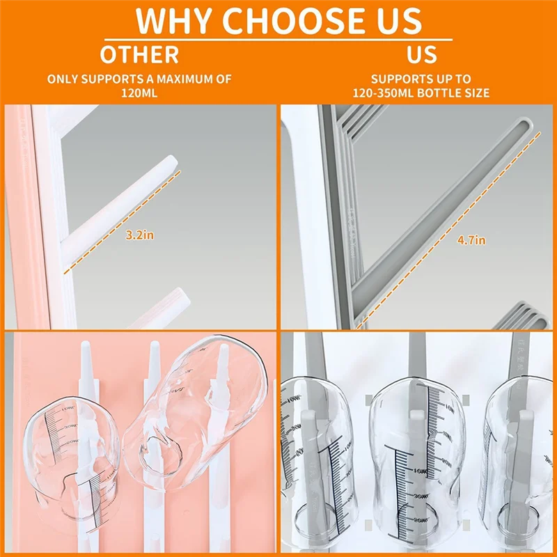 ODIES-Bottle Drying Rack Bottle Box Storage Box Rack Drying Rack For Baby Bottle Space-Saving Organizer For Baby Bottles,Breast
ODIES-Bottle Drying Rack Bottle Box Storage Box Rack Drying Rack For Baby Bottle Space-Saving Organizer For Baby Bottles,Breast