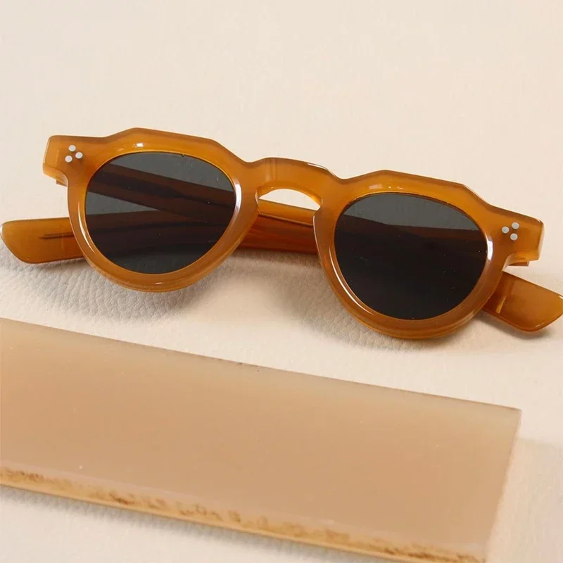 Quality Acetate Polygon Oval Sunglasses For Men Women Eyeglasses Frame Japanese Handmade Style Designer Driving Travel Glasses
Quality Acetate Polygon Oval Sunglasses For Men Women Eyeglasses Frame Japanese Handmade Style Designer Driving Travel Glasses