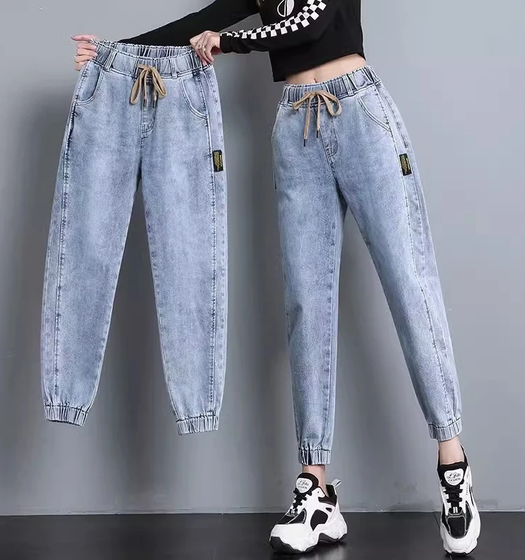 High Waist Cotton Stretch Denim Harlan Jeans Women's Autumn New Sle Cuffed Elastic Waist Nine Points Small Size Heightening...
High Waist Cotton Stretch Denim Harlan Jeans Women's Autumn New Sle Cuffed Elastic Waist Nine Points Small Size Heightening...
