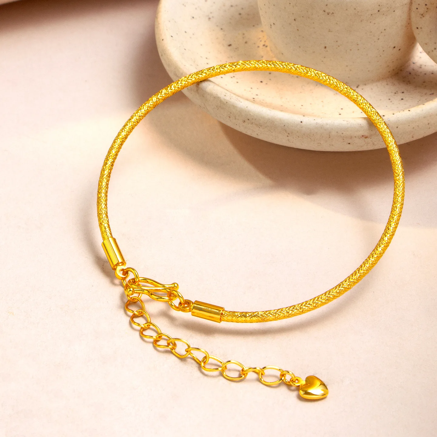 Luxury 24K 9999 Pure Gold real gold Women's Brushed Woven Bracelet
Luxury 24K 9999 Pure Gold real gold Women's Brushed Woven Bracelet