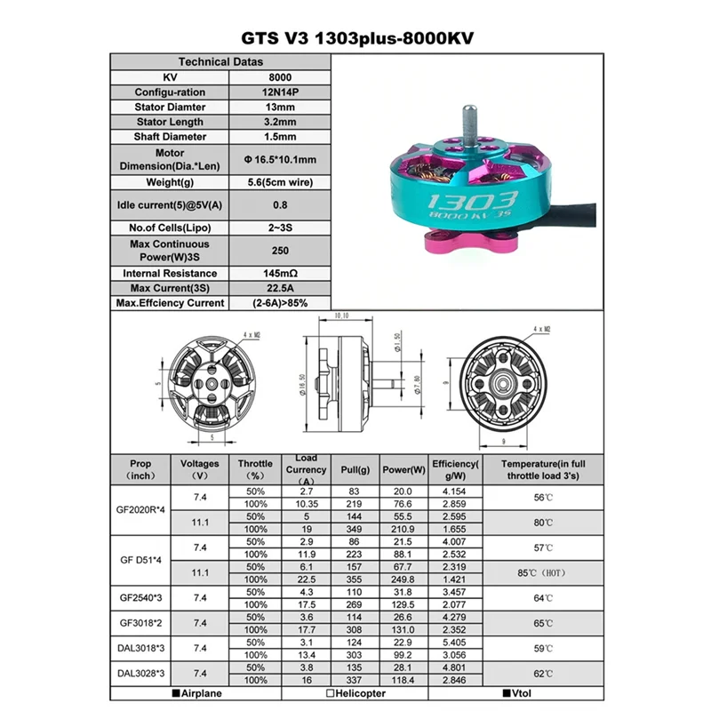 BEDW-V3 1303 Plus Бесщеточный двигатель Дронный двигатель 11500KV для 2-дюймового гоночного дрона FPV Cinewhoop
BEDW-V3 1303 Plus Бесщеточный двигатель Дронный двигатель 11500KV для 2-дюймового гоночного дрона FPV Cinewhoop