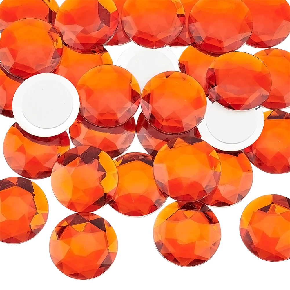 30Pcs Extra Large Jewelry Sticker Acrylic Rhinestone Stick-On Cabochon with Self Adhesive Half Round/Dome Faceted Siam 40x7mm
30Pcs Extra Large Jewelry Sticker Acrylic Rhinestone Stick-On Cabochon with Self Adhesive Half Round/Dome Faceted Siam 40x7mm