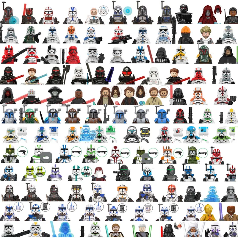 Hot Toys Star Wars Building Blocks assembly Mandalorians Dath Malak Ahsoka Poggle Geonosian Zombi Mini Doll Figure Toys Gifts
Hot Toys Star Wars Building Blocks assembly Mandalorians Dath Malak Ahsoka Poggle Geonosian Zombi Mini Doll Figure Toys Gifts