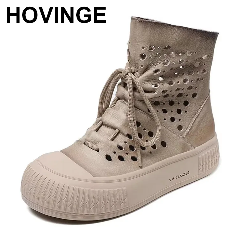 2025 New Thick Sole Women's Short Boots with Hollow Breathable Leather Holes Sandals Versatile Women's Boots in Cowhide
2025 New Thick Sole Women's Short Boots with Hollow Breathable Leather Holes Sandals Versatile Women's Boots in Cowhide