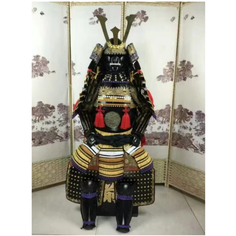 Japanese Samurai Armor Ooyoroi Carbon Steel Japan Warrior Armour Helmet Wearalbe Stage Performance Costumes Cosplay
Japanese Samurai Armor Ooyoroi Carbon Steel Japan Warrior Armour Helmet Wearalbe Stage Performance Costumes Cosplay