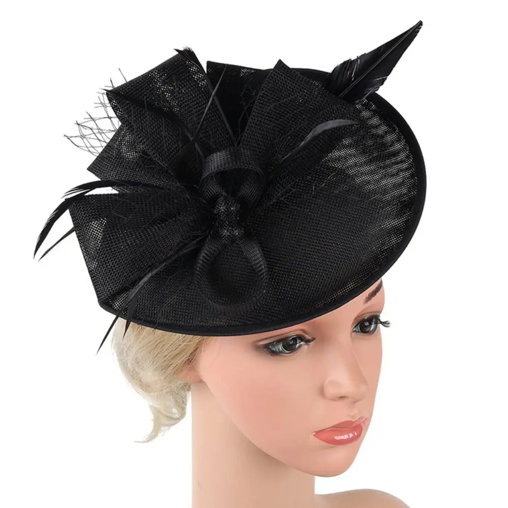 Vintage Exquisite Feathers Fascinator Hat Bowknot Elegant Tea Party Mesh Hair Band Hair Hoop Sweet Bride Headdress Wedding
Vintage Exquisite Feathers Fascinator Hat Bowknot Elegant Tea Party Mesh Hair Band Hair Hoop Sweet Bride Headdress Wedding