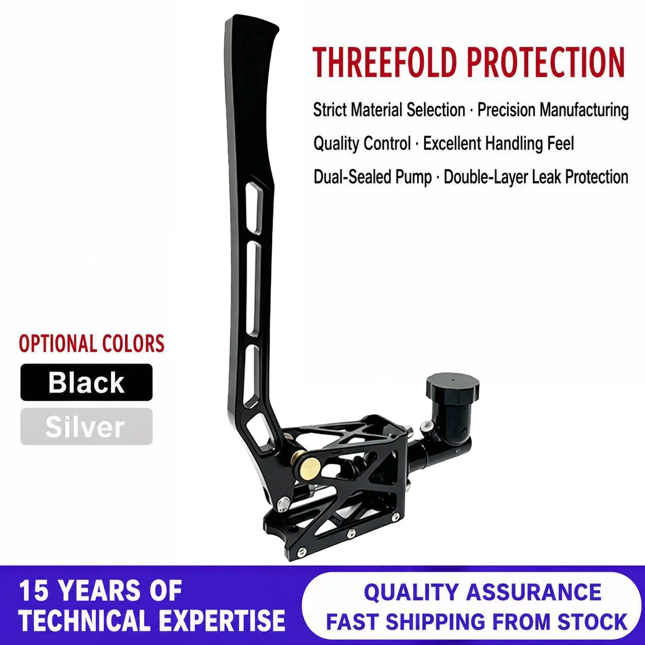Direct-Fit Vertical Hydraulic Handbrake with Oil Tank for BMW/Nissan/VW | Ideal for Drift Racing & Vehicle Modification
Direct-Fit Vertical Hydraulic Handbrake with Oil Tank for BMW/Nissan/VW | Ideal for Drift Racing & Vehicle Modification