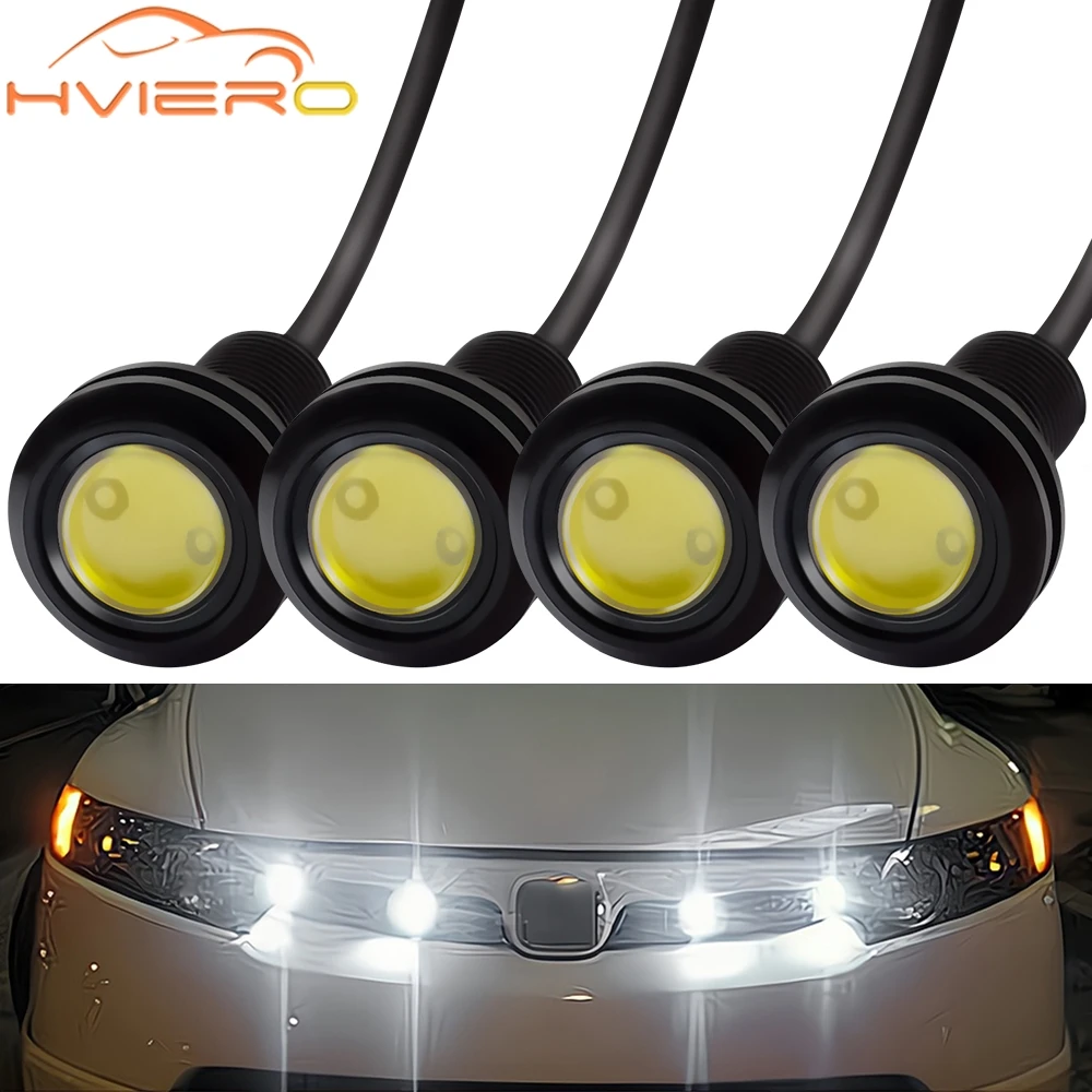 4X 18mm Car LED Eagle Eye 12V Daytime Running Light Ultra Bright Reverse Parking Brake Turn Signal Lamp Auto Motorcycle Fog Bulb
4X 18mm Car LED Eagle Eye 12V Daytime Running Light Ultra Bright Reverse Parking Brake Turn Signal Lamp Auto Motorcycle Fog Bulb