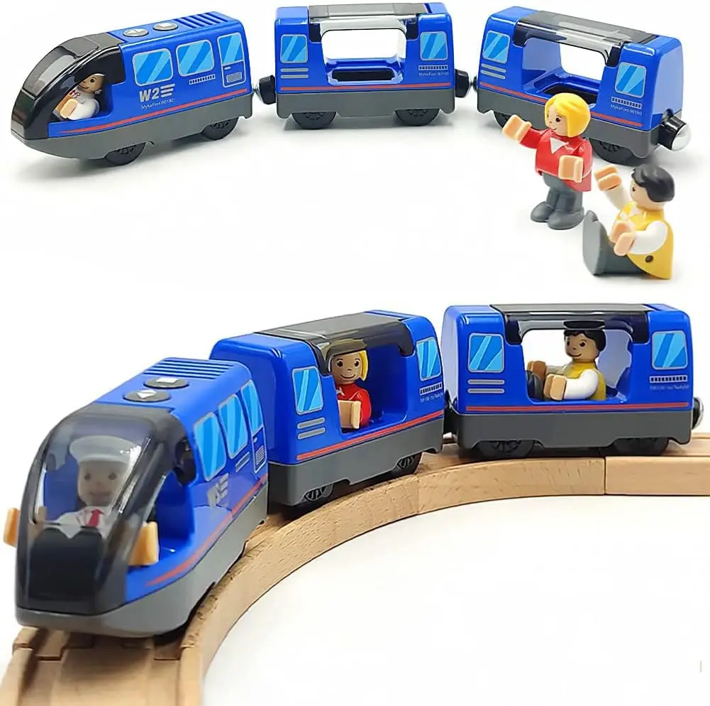 TOPLIVING Battery Operated Train for Wooden Train Track Set Toys for Toddlers Age 3 4 5 Years Boys Kids Magnetic Couplings City
TOPLIVING Battery Operated Train for Wooden Train Track Set Toys for Toddlers Age 3 4 5 Years Boys Kids Magnetic Couplings City