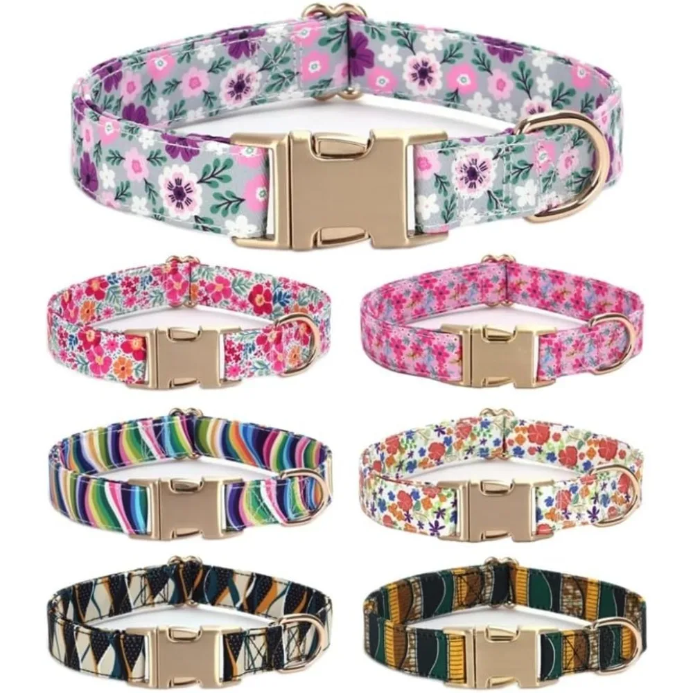 Personalized Dog Collar Engraved Pet Name Phone Number Adjustable Custom Puppy Collar Cute Floral Girl Boy Dog
Personalized Dog Collar Engraved Pet Name Phone Number Adjustable Custom Puppy Collar Cute Floral Girl Boy Dog