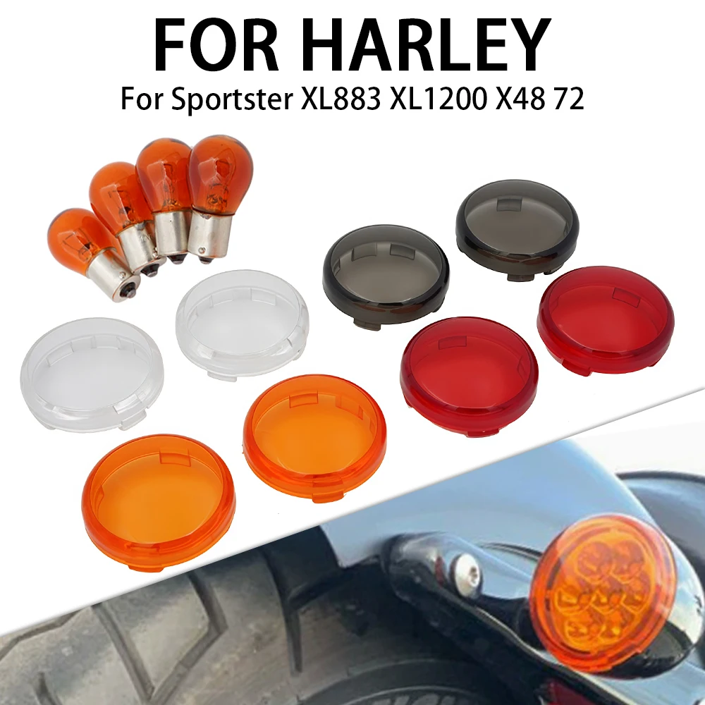 Fit For Harley Sportster XL883 XL1200 X48 72 For Dyna V-Rod VRod Motorcycle Accessories 4X Signal Lens And Bulb Kit Case Parts
Fit For Harley Sportster XL883 XL1200 X48 72 For Dyna V-Rod VRod Motorcycle Accessories 4X Signal Lens And Bulb Kit Case Parts