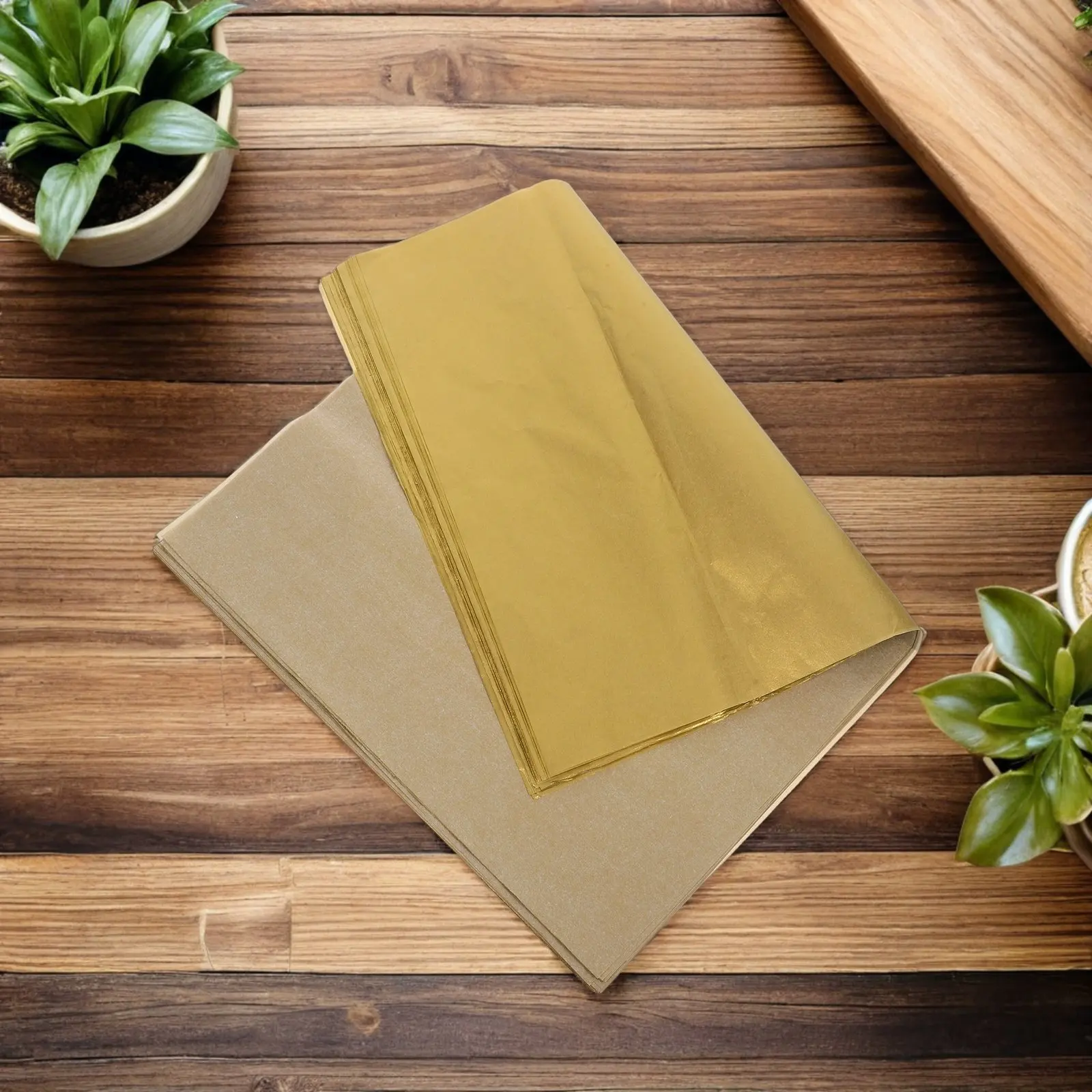 50Pcs Golden Tissue Paper Sheets Ultra Thin Large Size Decorative Tissue Paper for Present Wrapping Bouquet Floral Wrap DIY
50Pcs Golden Tissue Paper Sheets Ultra Thin Large Size Decorative Tissue Paper for Present Wrapping Bouquet Floral Wrap DIY
