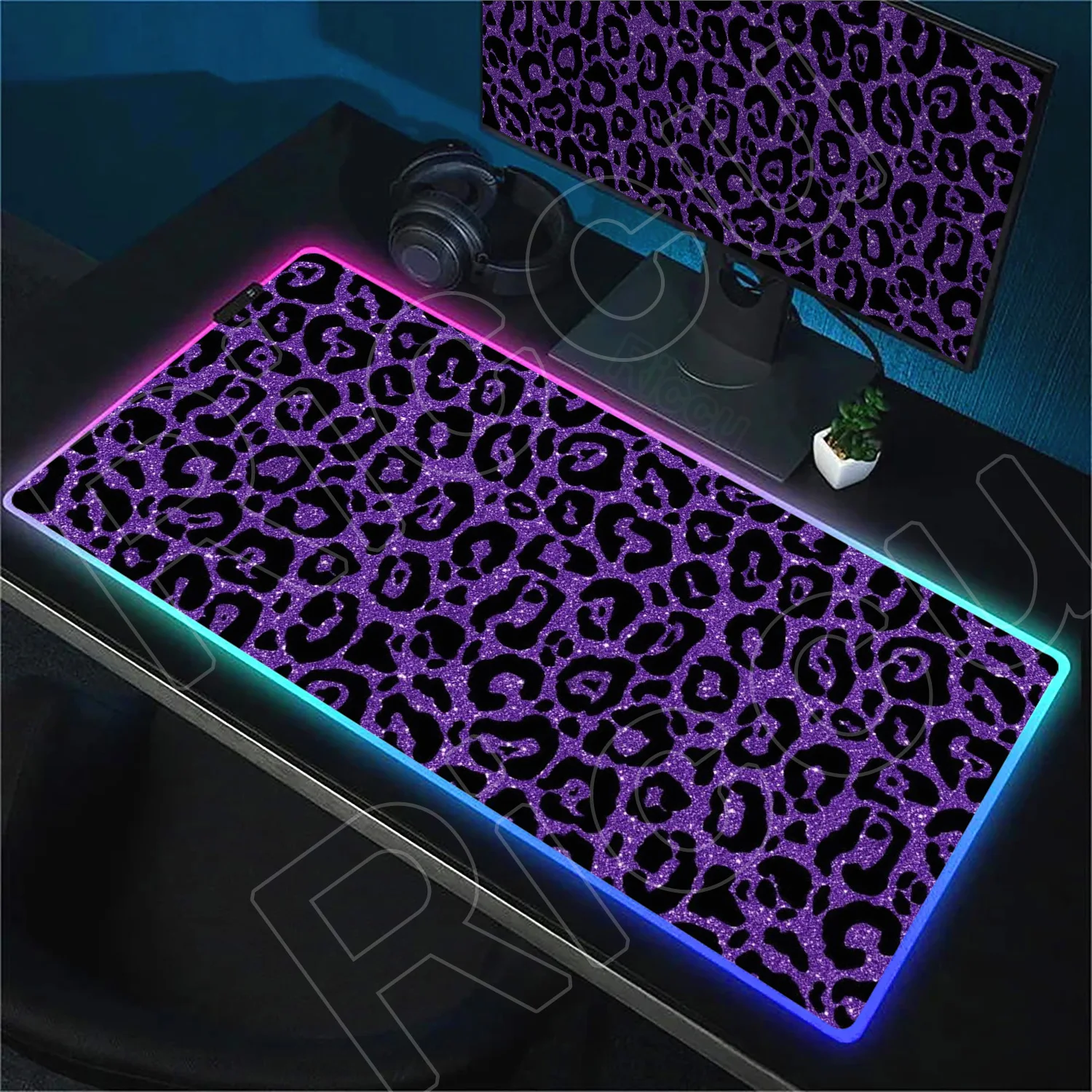 RGB игровой коврик для мыши фиолетовый с леопардовым принтом настольный коврик светодиодная подсветка люминесцентная клавиатура коврик для мыши компьютерный нескользящий ковер с подсветкой
RGB игровой коврик для мыши фиолетовый с леопардовым принтом настольный коврик светодиодная подсветка люминесцентная клавиатура коврик для мыши компьютерный нескользящий ковер с подсветкой