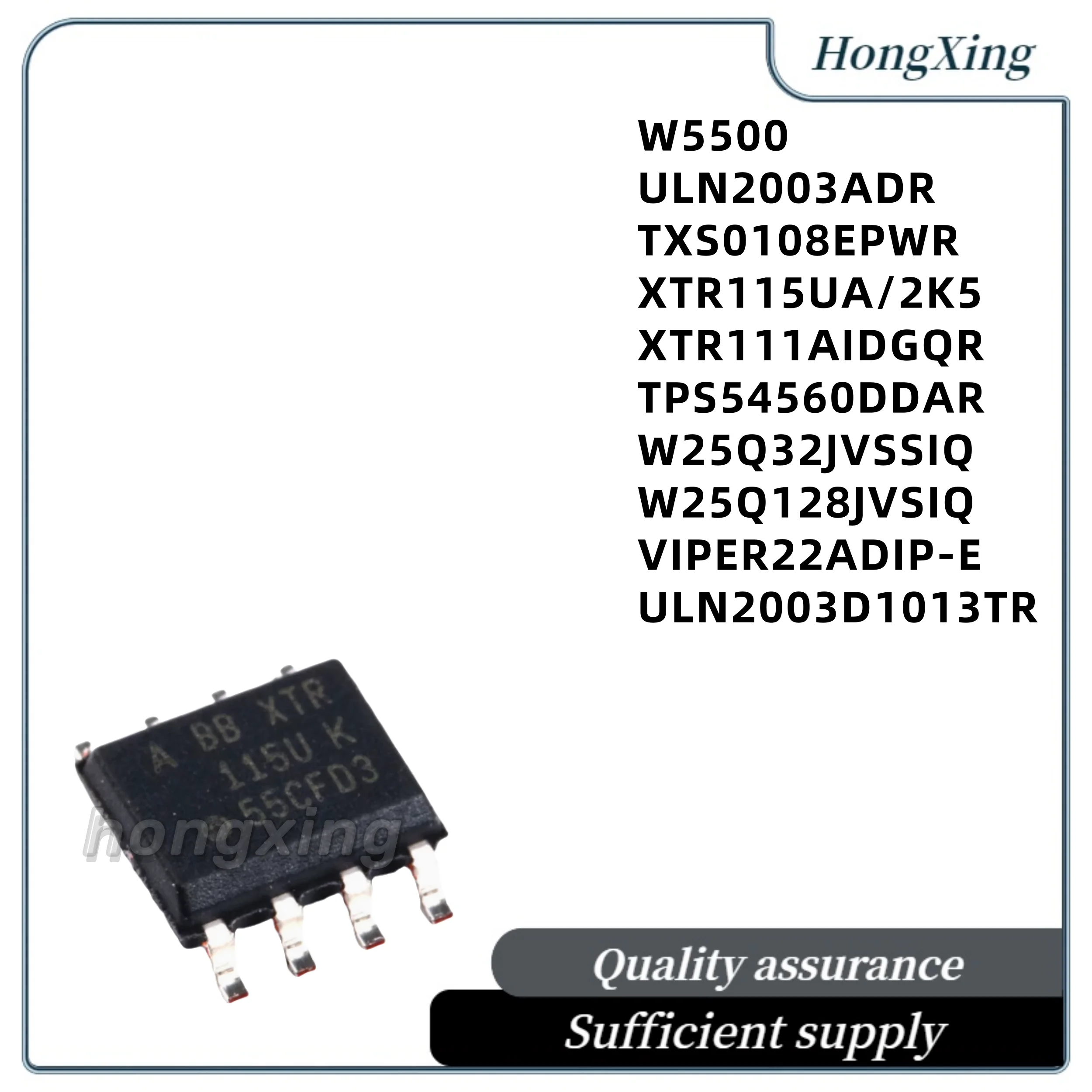 (10 шт.) XTR115UA/2K5 XTR111AIDGQRW5500W25Q32JVSSIQ W25Q128JVSIQVIPER22ADIP-E ULN2003D1013TR ULN2003ADR TXS0108EPWR TPS54560DDAR
(10 шт.) XTR115UA/2K5 XTR111AIDGQRW5500W25Q32JVSSIQ W25Q128JVSIQVIPER22ADIP-E ULN2003D1013TR ULN2003ADR TXS0108EPWR TPS54560DDAR