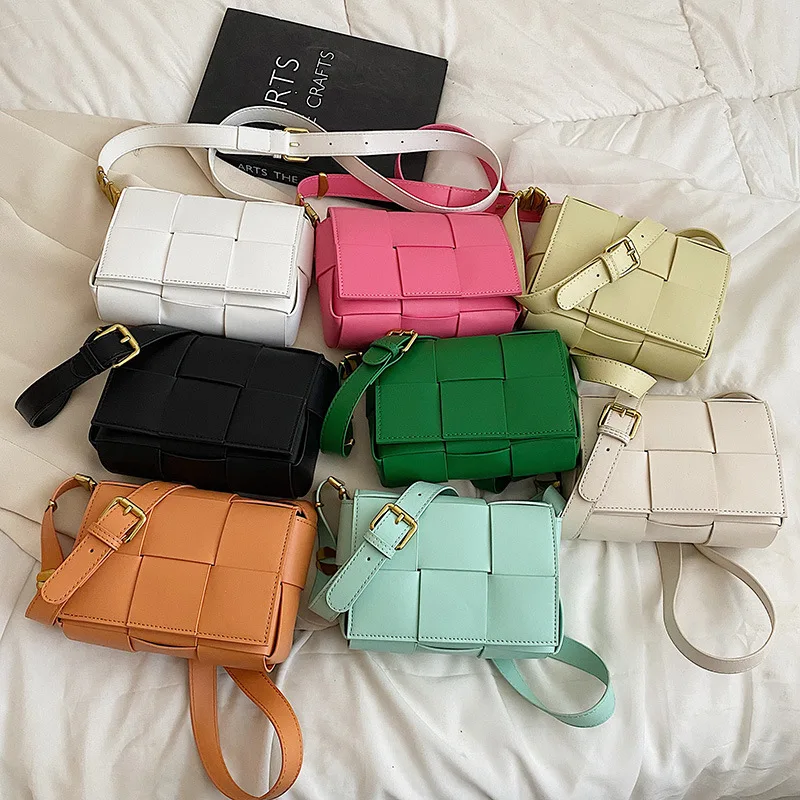 New Fashionable Woven Bag Candy Color Women's Crossbody Bag single shoulder Earphone Pocket Bag Versatile Small Square Bag
New Fashionable Woven Bag Candy Color Women's Crossbody Bag single shoulder Earphone Pocket Bag Versatile Small Square Bag