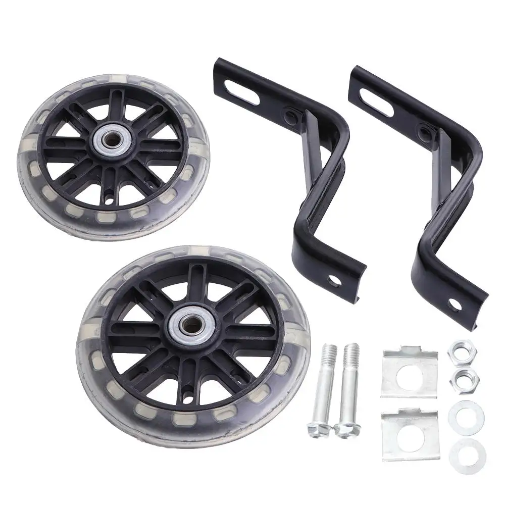 2 PCS Training Wheel Bicycle Bike with Wheels Mute Cycling Bracket Balance Auxiliary Flashing Folding
2 PCS Training Wheel Bicycle Bike with Wheels Mute Cycling Bracket Balance Auxiliary Flashing Folding