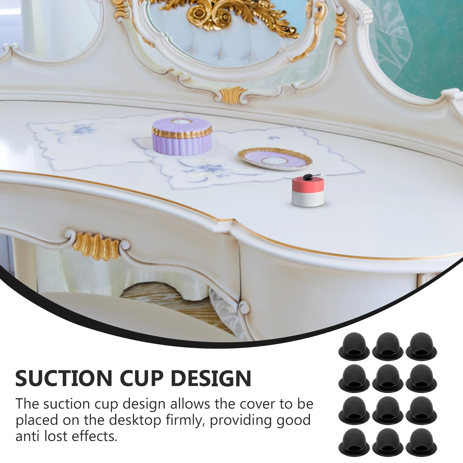 12pcs Lip Covers Silicone Protective Covers For Makeup Brushes Durable Travel Size Small Brush Head Cover Anti-Lost Suction Cup
12pcs Lip Covers Silicone Protective Covers For Makeup Brushes Durable Travel Size Small Brush Head Cover Anti-Lost Suction Cup