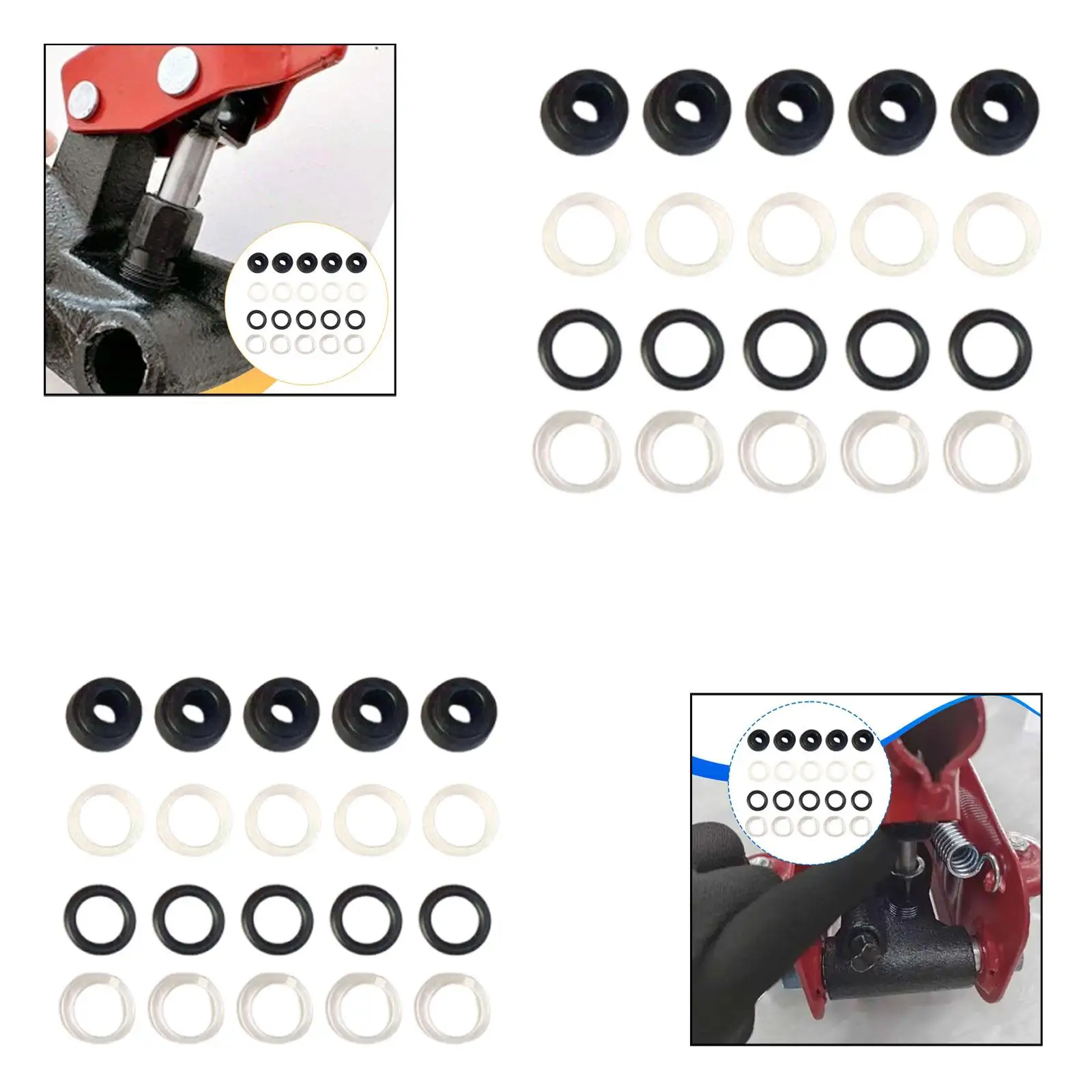Complete Repair Kit for 2 Ton Hydraulic Jack Oil Seals Rubber Ring Maintenance Accessories for Horizontal Jacks
Complete Repair Kit for 2 Ton Hydraulic Jack Oil Seals Rubber Ring Maintenance Accessories for Horizontal Jacks