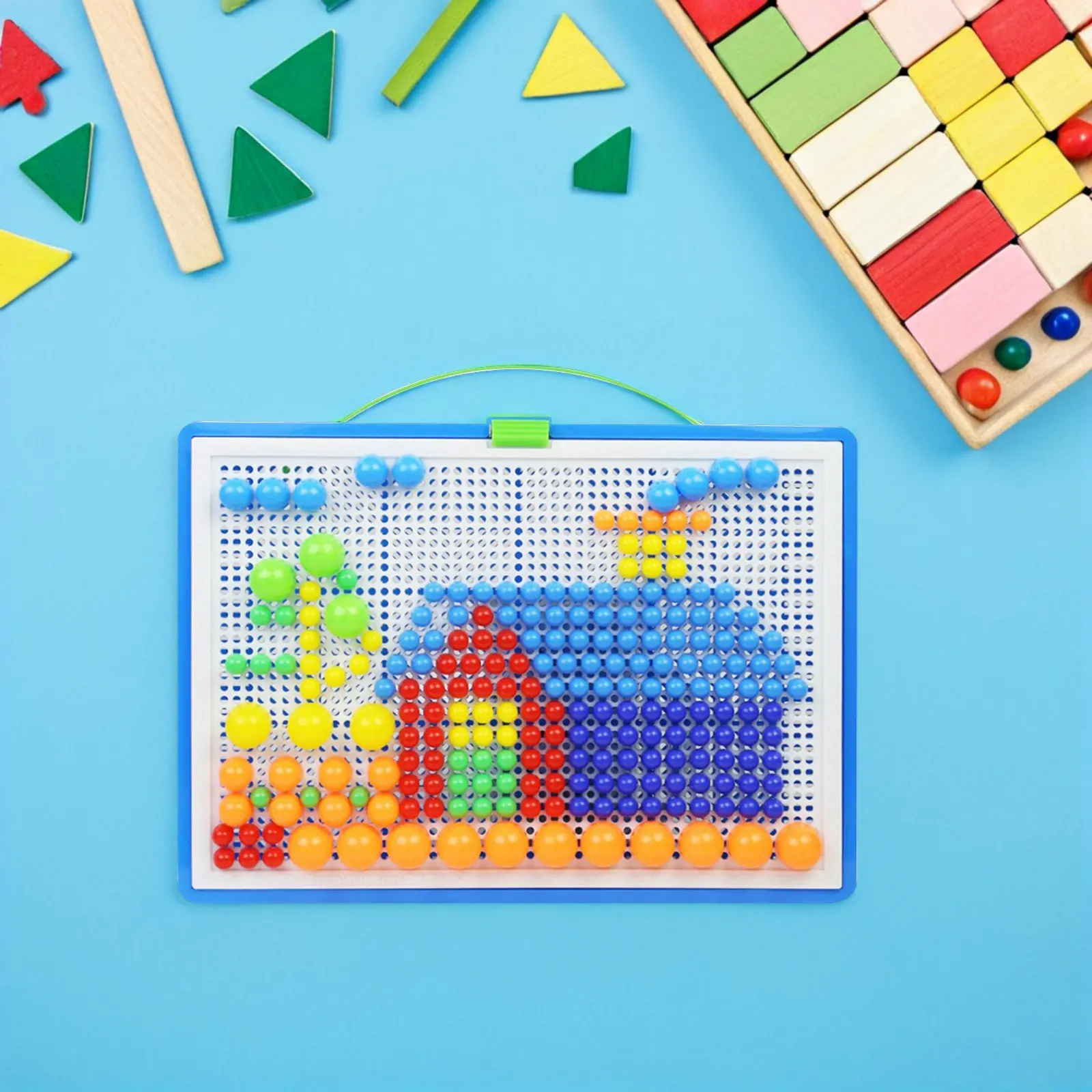 592Pcs Creative Mushroom Nail Jigsaw Child Educational DIY Pegboard Puzzle for Early Childhood Logic and Creativity Development
592Pcs Creative Mushroom Nail Jigsaw Child Educational DIY Pegboard Puzzle for Early Childhood Logic and Creativity Development