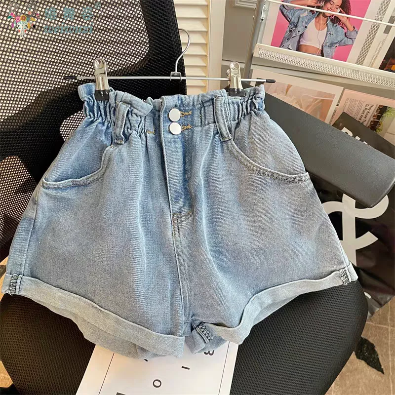 Korean High Waist Wide Leg Denim Shorts Pockets Women's Summer New Causal Loose Hot Pants Trendy Cotton Breathable Jean Shorts
Korean High Waist Wide Leg Denim Shorts Pockets Women's Summer New Causal Loose Hot Pants Trendy Cotton Breathable Jean Shorts