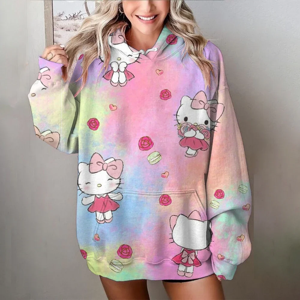 Hello Kitty Love Gift Толстовка с капюшоном для женщин Y2K Модная толстовка Harajuku Heart Graphic Свободный пуловер Топ Женская уличная одежда
Hello Kitty Love Gift Толстовка с капюшоном для женщин Y2K Модная толстовка Harajuku Heart Graphic Свободный пуловер Топ Женская уличная одежда