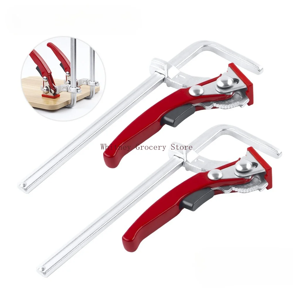 2PCS 160x60mm Guide Rail Ratchet Clamp, Woodworking F Clamp Quick Clamping For MFT and Guide Rail System Hand Tool
2PCS 160x60mm Guide Rail Ratchet Clamp, Woodworking F Clamp Quick Clamping For MFT and Guide Rail System Hand Tool