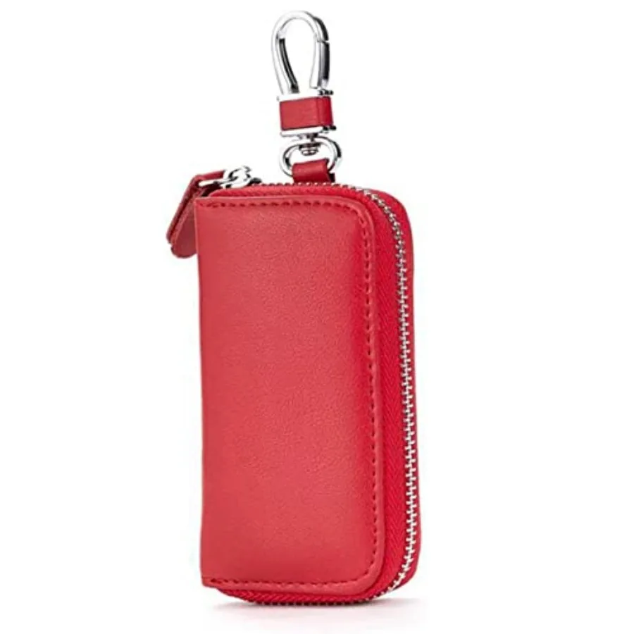 WESTONETEK Unisex Mens Womens Premium Leather Car Key Holder Bag Keychain Case Wallet with 6 Hooks Zipper Closure
WESTONETEK Unisex Mens Womens Premium Leather Car Key Holder Bag Keychain Case Wallet with 6 Hooks Zipper Closure