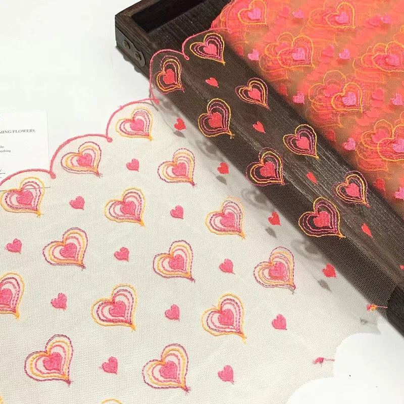 15 ярдов кружевной тесьмы с вышивкой в виде сердечек для одежды, аксессуаров, платьев, шитья, аппликаций, костюмов, кружевной ткани, бюстгальтеров, свадебных нарядов
15 ярдов кружевной тесьмы с вышивкой в виде сердечек для одежды, аксессуаров, платьев, шитья, аппликаций, костюмов, кружевной ткани, бюстгальтеров, свадебных нарядов