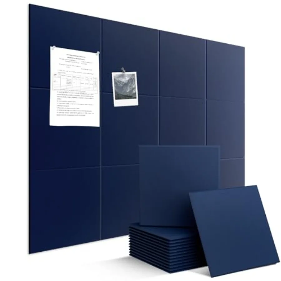 Large Felt Bulletin Board Tiles 48" x 36" Cork Board Alternative 12 Pack with 70 Adhesive Tabs Felt Wall Tiles Cork Boards for
Large Felt Bulletin Board Tiles 48" x 36" Cork Board Alternative 12 Pack with 70 Adhesive Tabs Felt Wall Tiles Cork Boards for