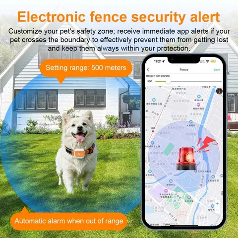 Multifunctional Pet Smart GPS Trackers Mini Anti Lost Collar Cats GPS Collar Cat Trackers Pet Locate Supplies For Dogs Cats