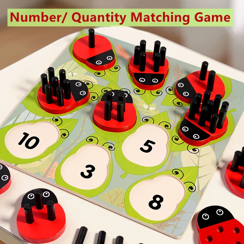 Early Learning Toys Kids Ladybugs Matching Game Quantity/ Number Recognition Montessori Math Game Fine Motor Skill Activities
Early Learning Toys Kids Ladybugs Matching Game Quantity/ Number Recognition Montessori Math Game Fine Motor Skill Activities