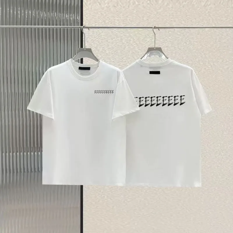 Luxury Design Front Rear Double Row Hand Drawn Graffiti Letter T-shirt Classic Brand Double Line Men's Short Sleeve Loose Top
Luxury Design Front Rear Double Row Hand Drawn Graffiti Letter T-shirt Classic Brand Double Line Men's Short Sleeve Loose Top