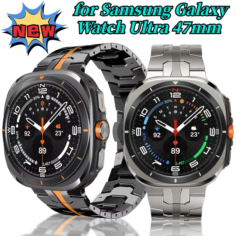 Metal Strap for Samsung Galaxy Watch Ultra 7 47mm No Gap Stainless Steel Luxury Wristbad for Galaxy Watch Ultra Bracelet Correa
Metal Strap for Samsung Galaxy Watch Ultra 7 47mm No Gap Stainless Steel Luxury Wristbad for Galaxy Watch Ultra Bracelet Correa