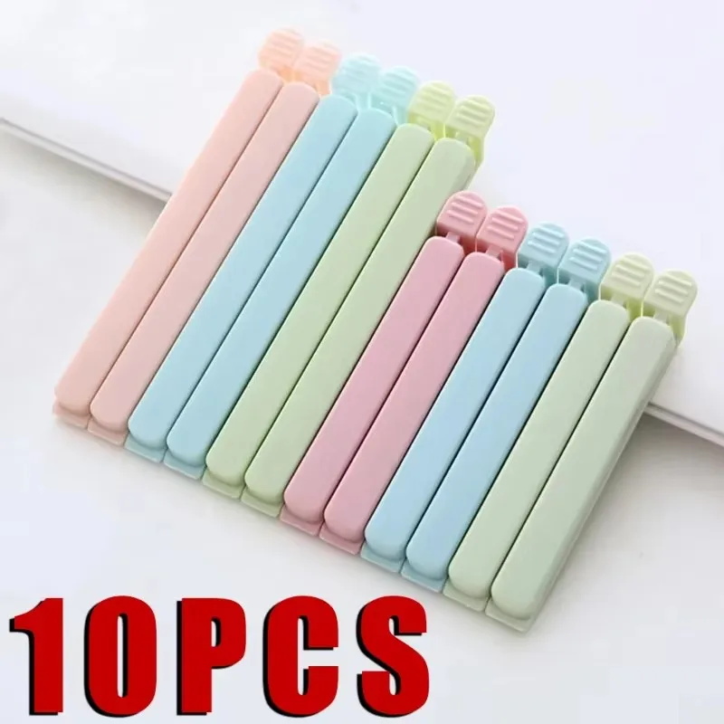 10PCS Bag Clips Food Snack Sealing Clip12/15.5cm Portable Kitchen Storage Accessories Tool Elastic Buckle Package Bag Clamp
10PCS Bag Clips Food Snack Sealing Clip12/15.5cm Portable Kitchen Storage Accessories Tool Elastic Buckle Package Bag Clamp