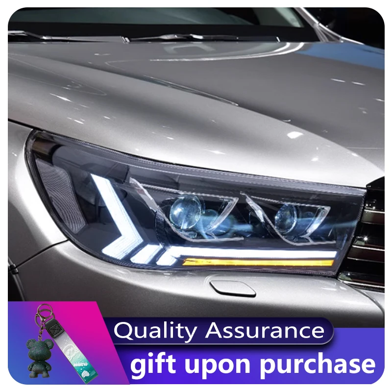 A Pair of Car Modified For Toyota Hilux 2015-2020 Xenon Dynamic Front Lamp LED DRL Upgrade Headlight Projector Auto Accessories
A Pair of Car Modified For Toyota Hilux 2015-2020 Xenon Dynamic Front Lamp LED DRL Upgrade Headlight Projector Auto Accessories