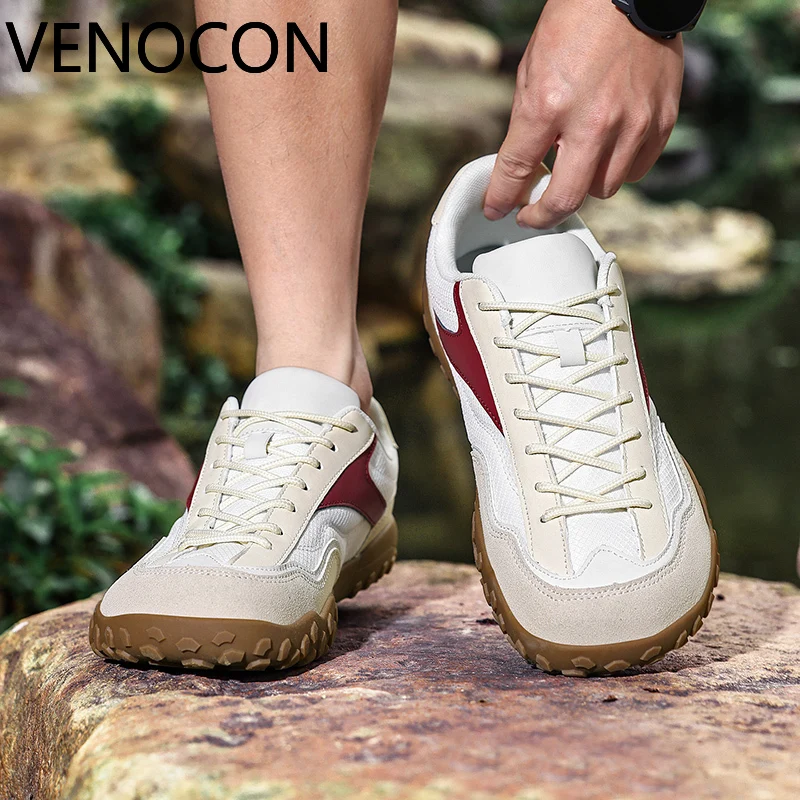 Мужские кроссовки VENOCON Barefoot: минималистичные, дышащие, с широким носком и низким профилем подошвы, для трейлраннинга
Мужские кроссовки VENOCON Barefoot: минималистичные, дышащие, с широким носком и низким профилем подошвы, для трейлраннинга