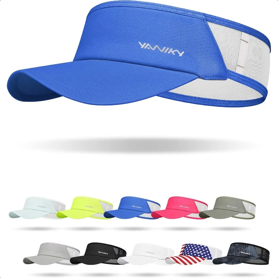 Sports Sun Visor Hats for Women Men Lightweight Breathable Cooling Stretchy Visors Foldable UPF 50+ for Running Tennis Golf
Sports Sun Visor Hats for Women Men Lightweight Breathable Cooling Stretchy Visors Foldable UPF 50+ for Running Tennis Golf