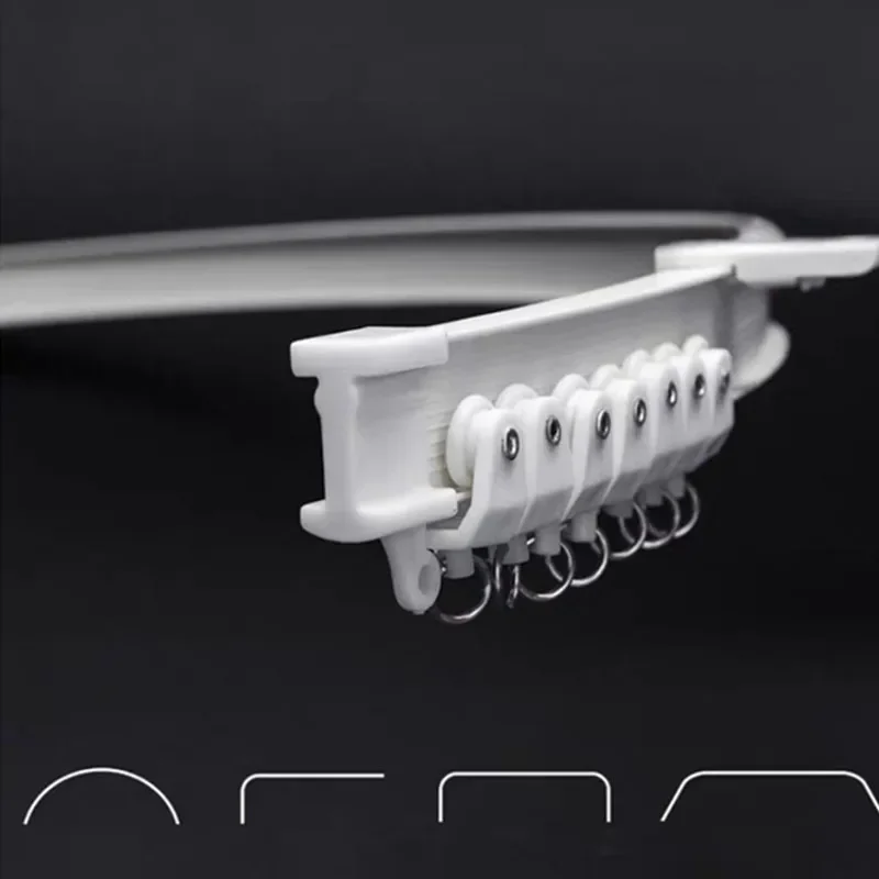 3M\6M\8M Flexible Ceiling top Mounted Curtain Track Rail Straight Slide Windows Balcony Plastic Bendable Decor Accessories
3M\6M\8M Flexible Ceiling top Mounted Curtain Track Rail Straight Slide Windows Balcony Plastic Bendable Decor Accessories