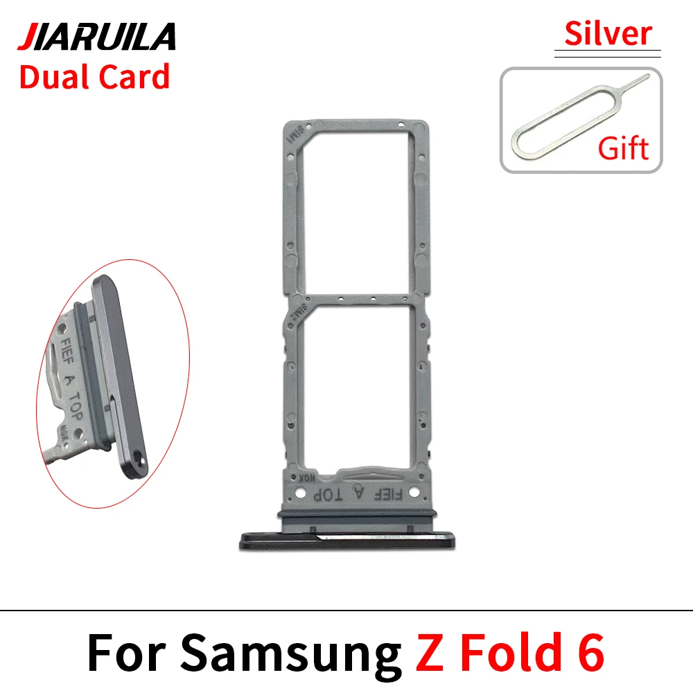 New Sim Card Tray For Samsung Z Flip 6 / Z Fold 6 Sim Reader Card Adapter Replacement Parts
New Sim Card Tray For Samsung Z Flip 6 / Z Fold 6 Sim Reader Card Adapter Replacement Parts