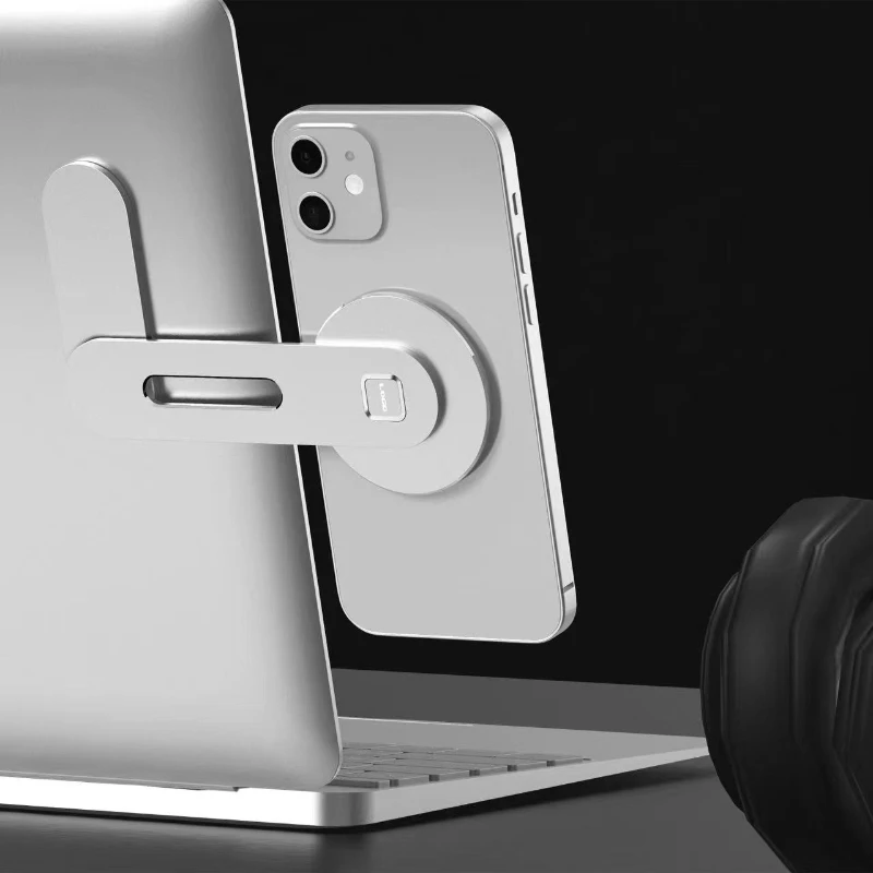 Magnetic Laptop Phone Holder Computer Monitor Side Cell Phone Slim& Foldable For iPhone Series Case and All Phone
Magnetic Laptop Phone Holder Computer Monitor Side Cell Phone Slim& Foldable For iPhone Series Case and All Phone