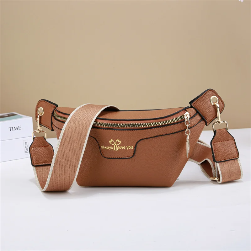 Women Chest Bag Fashion Retro PU Leather Pack Crossbody bag Wide shoulder strap design Casual Versatile Chest pack Sacs À Main
Women Chest Bag Fashion Retro PU Leather Pack Crossbody bag Wide shoulder strap design Casual Versatile Chest pack Sacs À Main