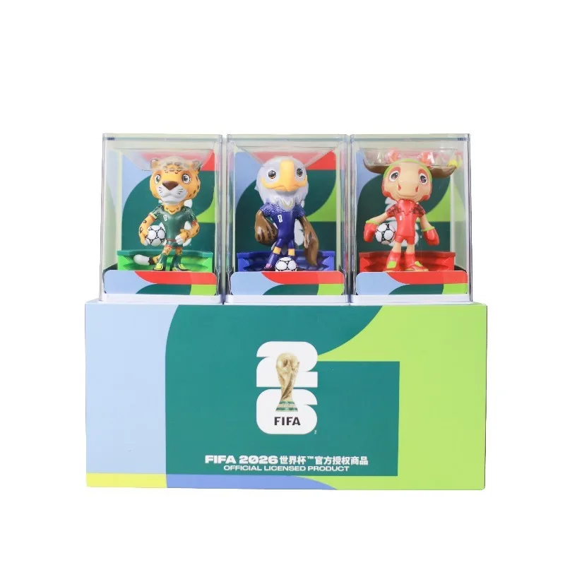 2026 FIFA (9CMset) Stadium B Series Figure Mascot Doll Official Genuine Collection Souvenir Gift Fan collectibles
2026 FIFA (9CMset) Stadium B Series Figure Mascot Doll Official Genuine Collection Souvenir Gift Fan collectibles