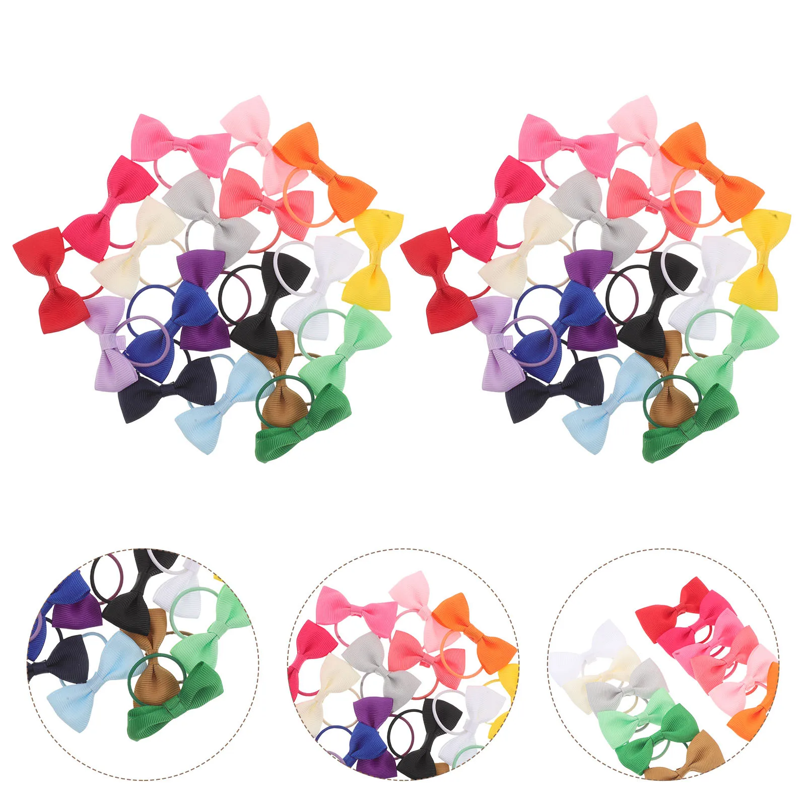 80 шт. декоративных бантов-резинок ярких однотонных цветов для девочек, мягкие эластичные резинки для волос для школы и вечеринок
80 шт. декоративных бантов-резинок ярких однотонных цветов для девочек, мягкие эластичные резинки для волос для школы и вечеринок