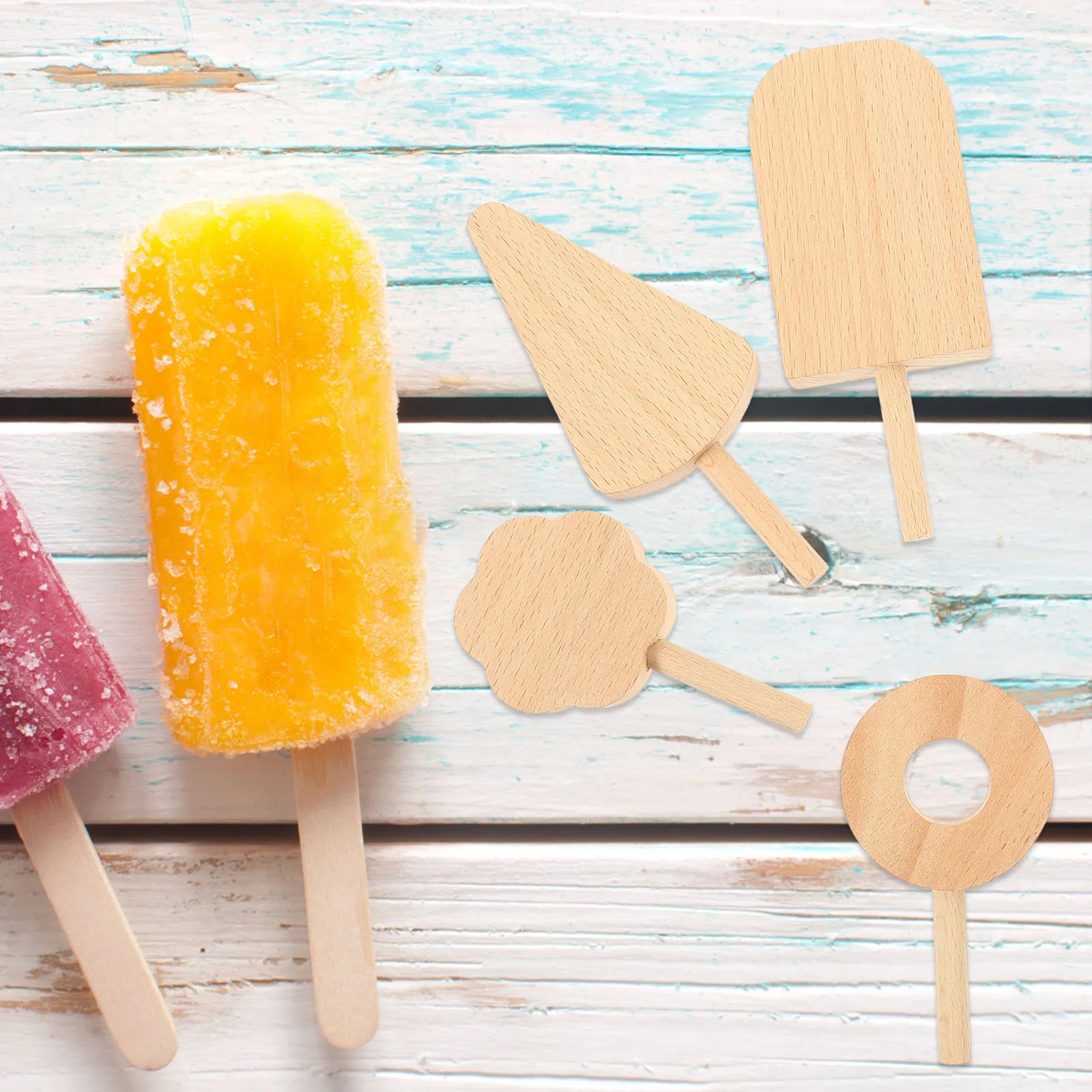 7 Pcs Popsicle Molds for Kids Ice Cream Decoration Wood Crafts Unfinished Child
7 Pcs Popsicle Molds for Kids Ice Cream Decoration Wood Crafts Unfinished Child