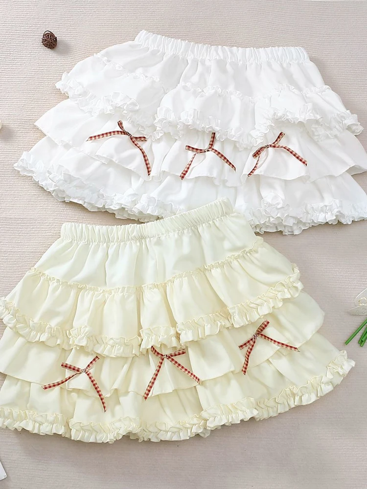 Zoki Cute Bow Mini Skirt Women Sweet Fashion High Waist Japan A Line Skirts Casual Chic Summer Female Kawaii Cake Skirt New
Zoki Cute Bow Mini Skirt Women Sweet Fashion High Waist Japan A Line Skirts Casual Chic Summer Female Kawaii Cake Skirt New