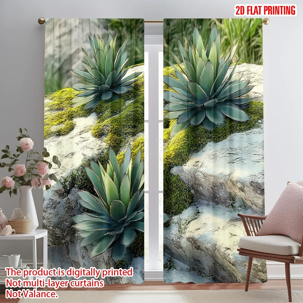 2D flat printing 2pcs Scene Curtains Succulents on Mossy Rock Digital Printed Polyester Drapes Birthday Party for living room
2D flat printing 2pcs Scene Curtains Succulents on Mossy Rock Digital Printed Polyester Drapes Birthday Party for living room