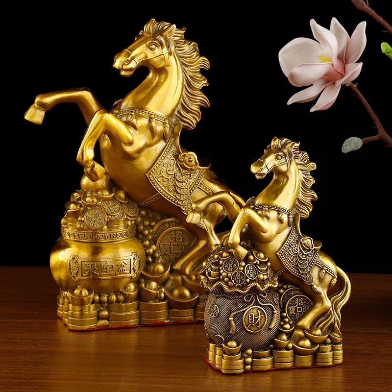 YFY Fa Cai Immediately Brass Crafts All-copper Zodiac Horse Ornament Home Jewelry Ornament Craft Gifts
YFY Fa Cai Immediately Brass Crafts All-copper Zodiac Horse Ornament Home Jewelry Ornament Craft Gifts