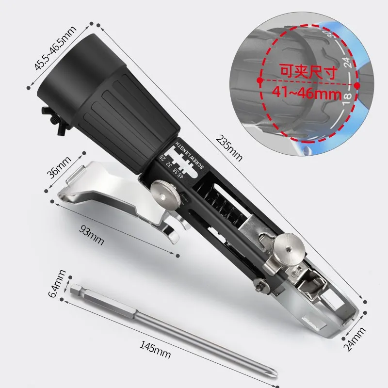 Screw Gun Head, Automatic Nail Feeder, Electric Screwdriver for Woodworking and Decoration, Rechargeable for Drywall
Screw Gun Head, Automatic Nail Feeder, Electric Screwdriver for Woodworking and Decoration, Rechargeable for Drywall