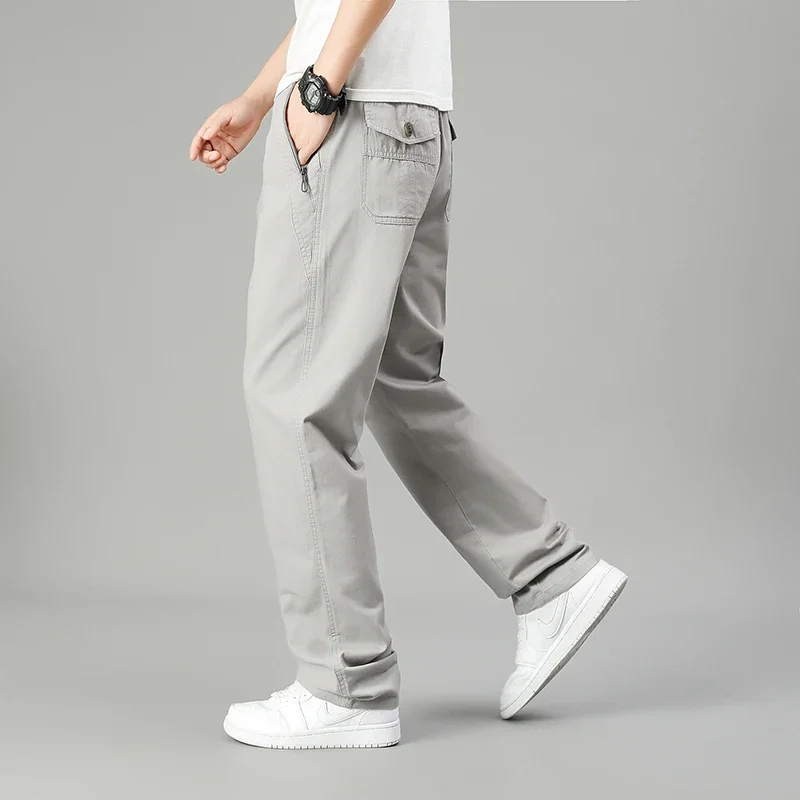 Zipper Pockets Workwear Pants Men 6XL Big Size 100% Cotton Men's Cargo Pants Casual Loose Straight Pants Autumn Long Trousers
Zipper Pockets Workwear Pants Men 6XL Big Size 100% Cotton Men's Cargo Pants Casual Loose Straight Pants Autumn Long Trousers